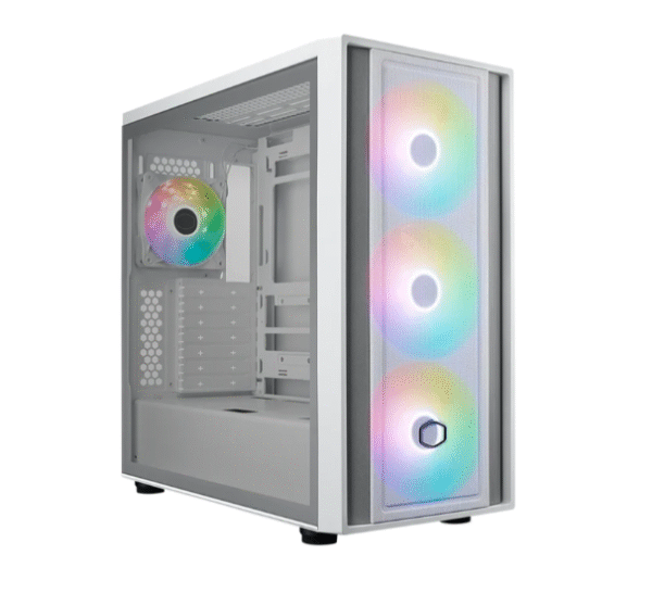 gabinete gamer cooler master box 600 white