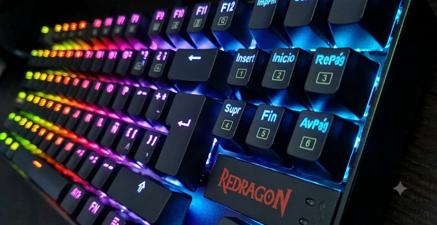 Combo Redragon Logitech - Kumara K552 RGB / Lightsync G203 - Imagen 2